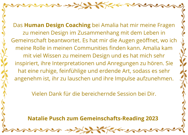 Rezension einer Teilnehmerin zum Gemeinschafts-Reading